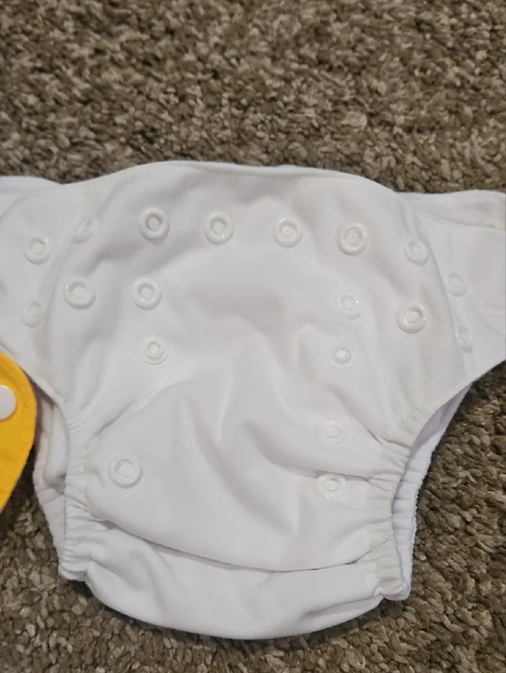 6- Alva BABY Reusable NEWBORN Cloth Diaper Covers- 10 100% Cotton Inserts.